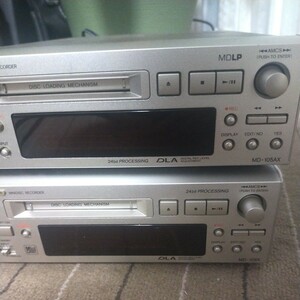 2台　オンキョー　ONKYO MD-105AX　と 105X　　2台おまとめ取引