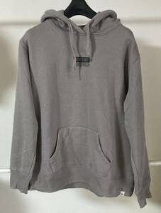  Roxy ROXY with a hood . sweatshirt sweat tops reverse side nappy gray Brown M