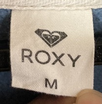 ロキシー　ROXY　フロントジップパーカー　トップス　アウター　裏起毛　ブルー　M_画像4