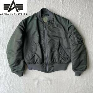 ALPHA INDUSTRIES アルファインダストリーズ USA製 フライトジャケット 古着 MA-1 グランドクルー