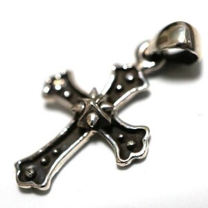 シルバー925 クロス 十字架 可愛い プレゼント カトリック プロテスタント 小さい チェーン付き 0560
