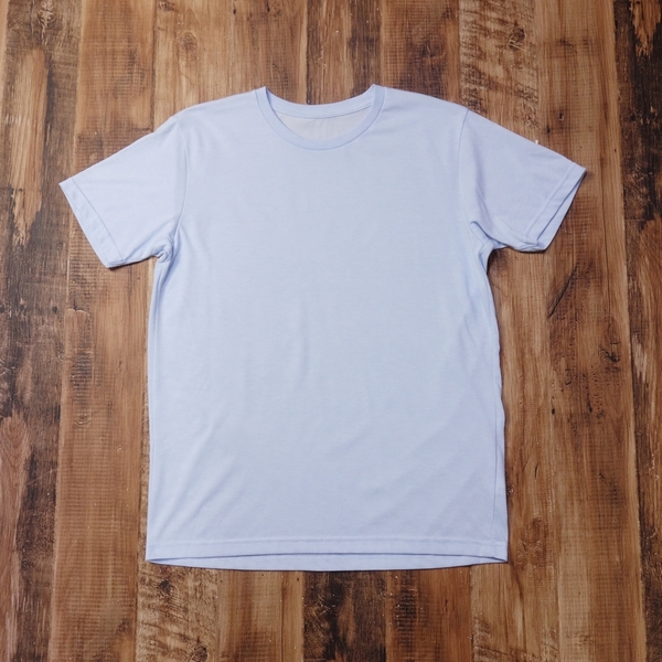 Lサイズ 半袖Tシャツ ユニクロ メンズ UNIQLO 古着 ブルー MB35