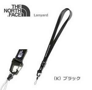 送料無料！ノースフェイス ネックストラップ TNF ランヤード NN32120 ブラック THE NORTH FACE アウトドア トレッキングアクセサリー 