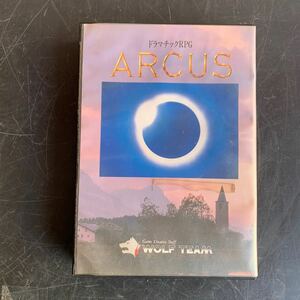 A011.型番：ARCUS.アークス.MSX 2 ゲームソフト.3.5インチ.箱説付.ジャンク