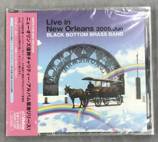 新品未開封CD☆BLACK BOTTOM BRASS BAND.,イブ・イン・ニューオリンズ（2005/12/16）/ VICL61854..