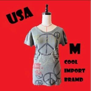 【新品】芸能人愛用 USAインポートブランド Tシャツ