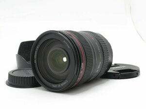 ★ハローカメラ★8298 Canon EF24-105mm : 4L IS USM STABILIZER フード付き 動作品 現状 キヤノン 1円スタート 即決有り