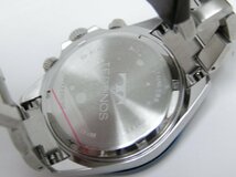 ★ハローカメラ★ 8423 テクノス TECHNOS クロノグラフ メンズ T4485 腕時計 SWISS ジャンク扱い 要修理 1円スタート_画像4