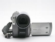 ★ハローカメラ★8262 Panasonic DVD VIDEO CAMERA VDR-D400 【 付属品あり】動作品、現状　1円スタ－ト_画像2