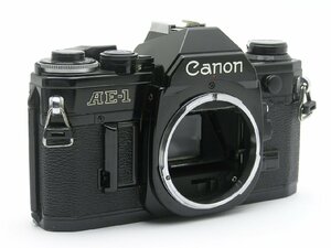 ★ハローカメラ★8644 Canon AE-1 黒 ブラック 動作品 現状 キヤノン 1円スタート 即決有り