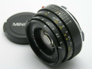 ★ハローカメラ★8716 MINOLTA CLE：CL用 M-ROKKOR ( 40mm F2 )　動作品 現状 ミノルタ 1円スタート 即決有り