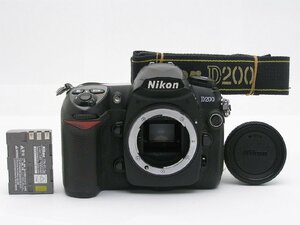 ★ハローカメラ★8815 Nikon D200 【本体とバッテリーのみ】難有 動作品 現状 ニコン 1円スタート 即決有り