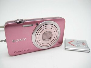 ★ハローカメラ★8329 SONY DSC-WX30 ピンク [1620万画素] 【本体とバッテリーのみ】 動作品 現状 1円スタート 即決有り