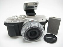 ★ハローカメラ★8527 オリンパス OLYMPUS E-PL7/14-42mm 1605万画素【本体とバッテリーのみ】 動作品 現状 1円スタート 即決有り_画像1