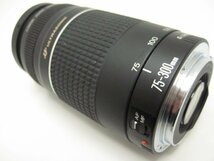 ★ハローカメラ★8787 Canon EF 75-300mm 4-5.6 III USM【AF動作OK】難有 動作品 現状 キヤノン 1円スタート 即決有り_画像4