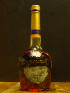 COURVOISIER V.S.O.P 旧ボトル クルボアジェ FINE CHAMPAGNE COGNAC　※ラベル風化　　 COURVOISIER・V-1234-A