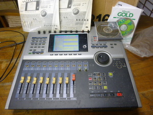 「「AW2816」 YAHAMA 基本動作確認済み（録音・再生・CD作成など正常）MTR(HDD) 1台で多重録音からCD作成まで 取説 元箱