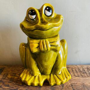 【1960s USA ビンテージ】FROG カエル クッキージャー