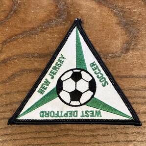 【USA vintage】ワッペン　WEST DEPTFORD NEW JERSEY SOCCER アメリカ　ビンテージ　サッカー　パッチ