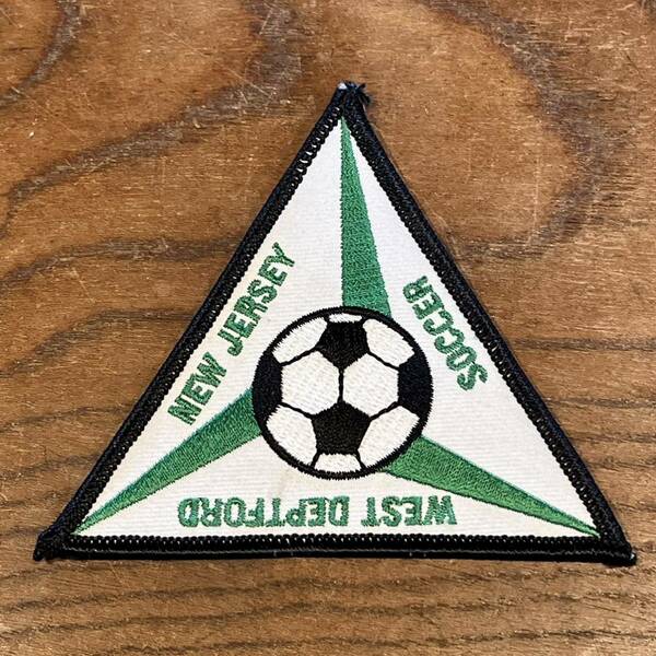 【USA vintage】ワッペン　WEST DEPTFORD NEW JERSEY SOCCER アメリカ　ビンテージ　サッカー　パッチ