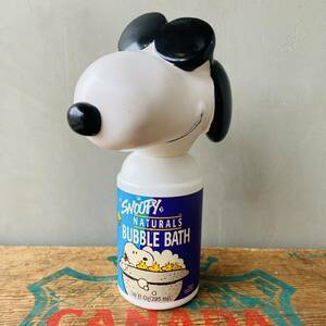 【USA vintage】SNOOPY BUBBLE BATH BOTTLE ②