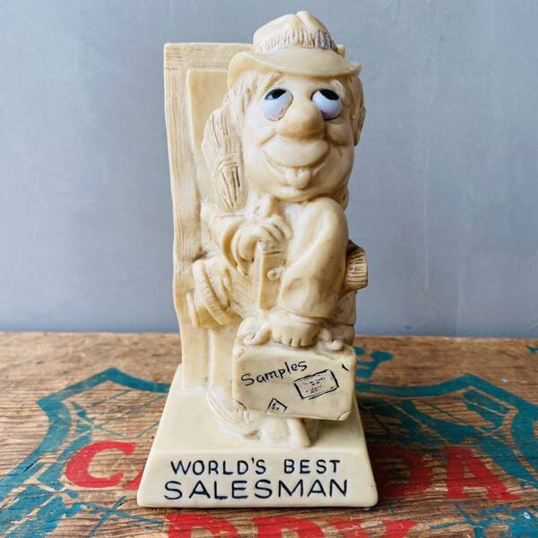 【1972 USA vintage】メッセージドール SALESMAN