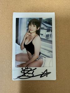 篠見星奈　直筆サイン入り特典チェキ⑤