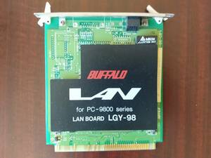  正常動作品 中古 　BUFFALO　LGY-98　10BASE-T　Cバス拡張スロット用LANボード