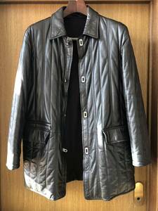 Salvatore Ferragamo アウター フェラガモ レザージャケット size50 136180843 メンズ 中古 保管品