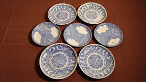  old Imari Imari blue and white ceramics Edo period delivery Tang . writing . Tang .2 kind 7 customer 