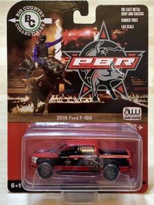 【新品：未開封】ジョニーライトニング オートワールド 2019年 フォード F-150 / Ford F-150 [プロフェッショナル・ブル・ライダーズ]