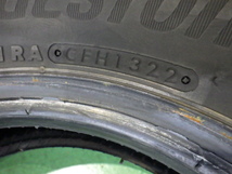 BRIDGESTONE ECOPIA R710 145/80R12 80/78N LT タイヤ２本 4.4mm 22年 【管理番号 9025 RB7-901】中古【小物】_画像5