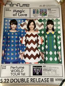 perfume B2ポスター 販促 告知 未使用 magic of love