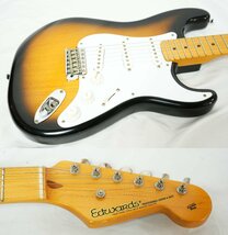 ★EDWARDS by ESP★E-SE-100M/LT 2Tone Sunburst ラッカー塗装 Seymour Duncanピックアップ搭載 ストラトキャスター 状態良好 エドワーズ★_画像3