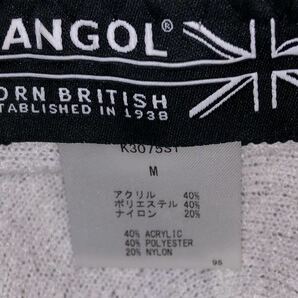 美品 KANGOL Bermuda 504 K3075ST M カンゴール バミューダ ハンチングキャップ ハンチング帽 ベレー帽 ホワイト 白 Ｍ 男女兼用の画像5
