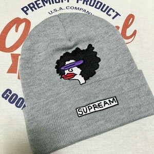 【未使用】 Supreme Gonz Ramm Beanie gray 2017 シュプリーム ゴンズ ビーニー ニット帽 グレー