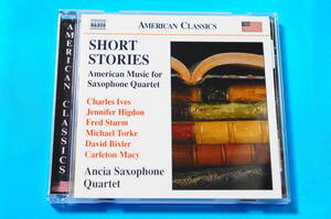 【輸入盤】ショート・ストーリーズ～サクソフォン・クァルテットのためのアメリカ音楽集 [NAXOS 8.559616]【Ancia Saxophone Quartet】