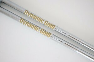 ●1円～！本格派軽量シャフト！【ウェッジ用 2本セット】トゥルーテンパー★ダイナミックゴールド　120　S300　(58907