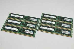 1333MHz 16GB 6枚組 合計 96GB MacPro用メモリー 2009 2010 2012モデル用 240pin DDR3 10600R RDIMM ECC 動作確認済 #0115A