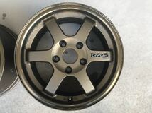 RAYS TE37 15インチ 7.5J+43 PCD114.3 5H 2本_画像3