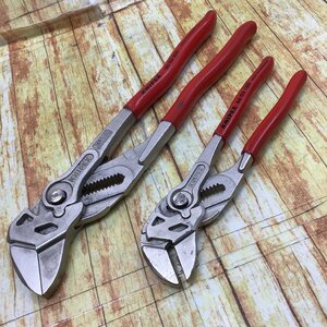 【中古】KNIPEX/クニペックス プライヤーレンチ ウォーターポンププライヤー 8603250/ 8603180 2点セット 格安1000円スタート♪