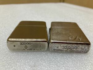 YK6901 ZIPPO/ジッポライター BRADFORD MADE IN USA 2個　現状品　0111