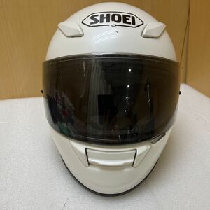 YK7235 XR-1100 ショウエイ Lサイズ 白 フルフェイス SHOEI 日本製　現状品　0110