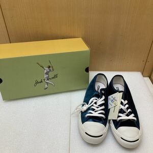 YK7517 未使用品　CONVERSE JACK PURCELL VELVET 1CJ582 コンバース　size:25.5 スニーカー　靴　0110