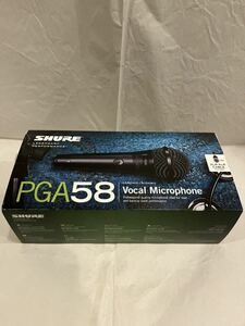 ★美品★ SHURE PGA58 マイク ボーカルマイクロフォン おまけ付き