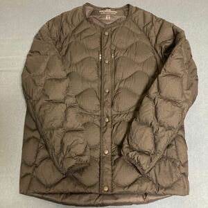 【美中古サイズL】UNIQLO White Mountaineering 22aw ユニクロ ホワイトマウンテニアリング ウルトラライトダウン ダウンジャケット 黒