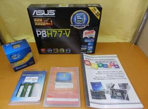 ☆3107 intel ASUS Microsoft crucial CPU Core i7-3770 マザーボード＋メモリ＋OSセット 新品未使用品