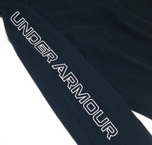 新品! アンダーアーマー UA ストーム フルジップ メッシュ ジャケット ブラック LG (L) ☆ UNDER ARMOUR ゴルフ メンズ フード収納 黒系★_画像8