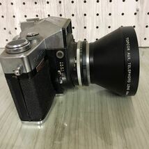 ▲現状品 シャッター切れます TOKO TOPCON トプコン WINKE MIRROR フィルムカメラ TELEPHOTO LENS 80mm 1:4 _画像2