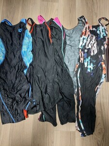 【5着セット】 arena ワンピース 水着 水泳 競泳 女子 レディース SPEEDO ellesse